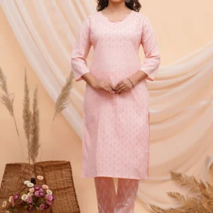 Light Lavender Cotton Two Piece