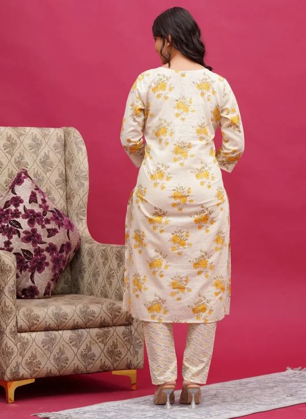 Soft Ivory Cotton Two Piece - Image 3