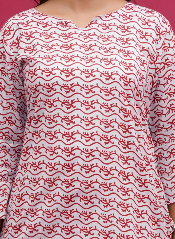 Abstract Vine Motif Print Co-ord Set - Image 4