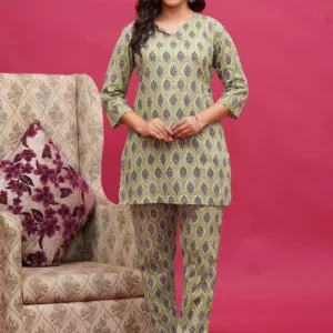 Mughal-Inspired Buta Motif Co-ord Set
