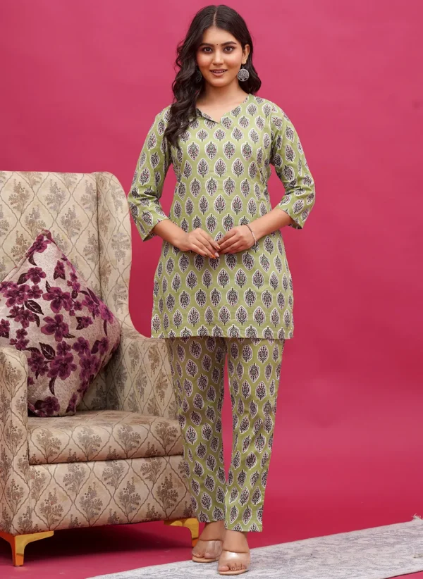 Mughal-Inspired Buta Motif Co-ord Set